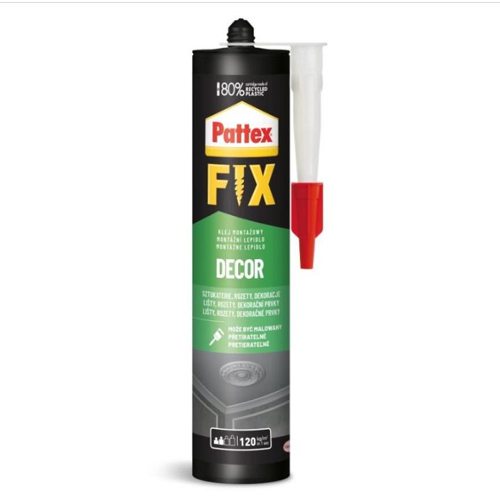 Фото Клей монтажний Pattex Fix Dekor 380 г - Магазин MASMART
