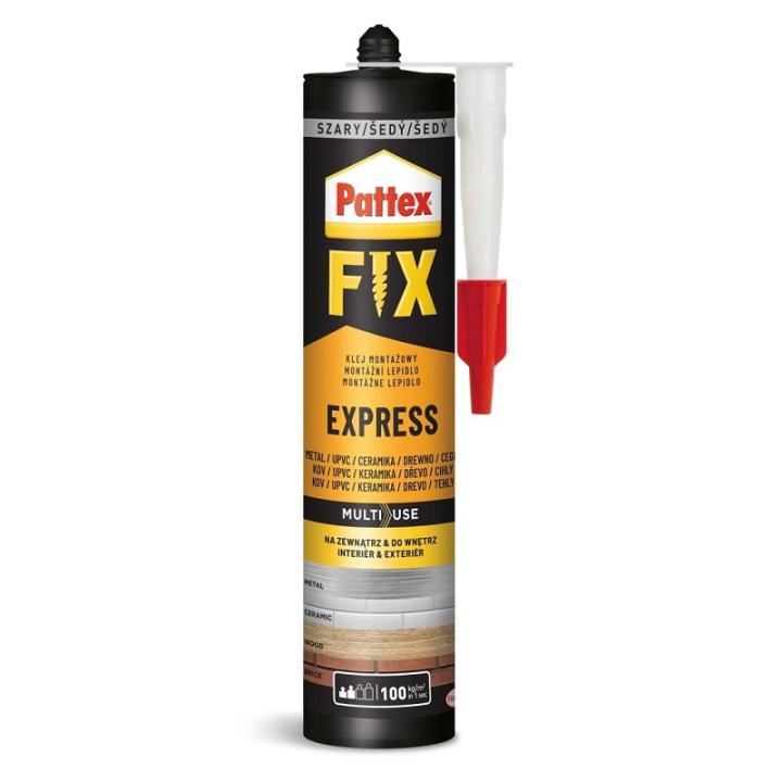 Фото Клей монтажний каучуковий Pattex Fix Express 375 г - Магазин MASMART