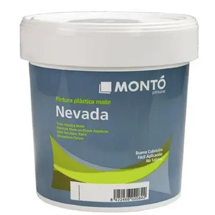 Фото Фарба фасадна акрилова Monto Nevada fachadas liso blanco 4 л матова - Магазин MASMART