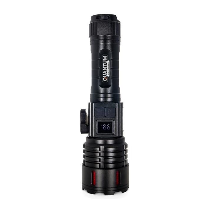 Фото Фонарь ручной LED Quantum Stream QM-FL1036 10W LED zoom +3WCOB Type-C/Power Bank - Магазин MASMART