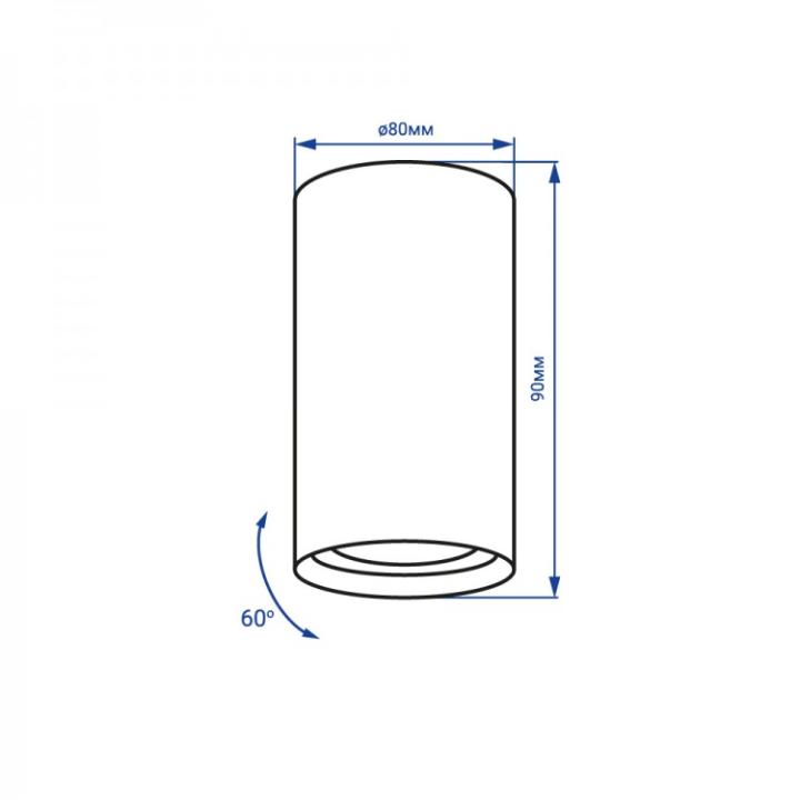 Фото Светильник Feron ML302 MR16/GU10 черный поворотный  - Магазин MASMART