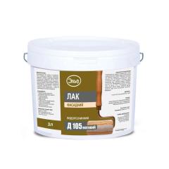 Фото Лак фасадный Эльф Д105 матовый 3 л  - Магазин MASMART