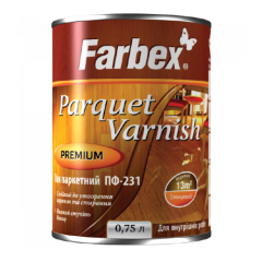 Фото Лак паркетний Farbex ПФ-231 глянцевий 2,5 л  - Магазин MASMART