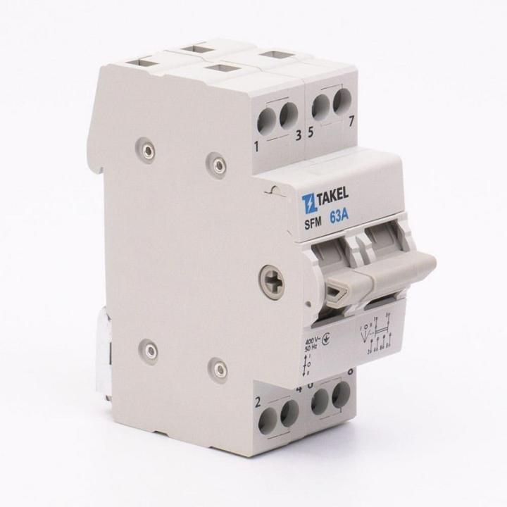 Фото Переключатель нагрузки Takel 2p 63A 230B SFM - Магазин MASMART