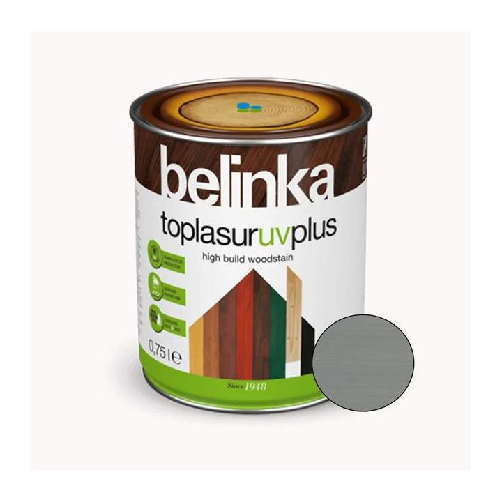 Фото Краска-лазурь Belinka Toplasur UV+ 30 платиново-серый полуглянец 0,75 л - Магазин MASMART