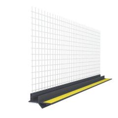 Фото Профіль привіконний з сіткою (темно-сірий) ширина 9 мм/6...  - Магазин MASMART