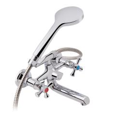 Фото Смеситель для ванны Lidz Lamb 142 (с душевым гарнитуром)...  - Магазин MASMART