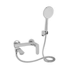 Фото Смеситель для ванны Qtap Evia (с душевым гарнитуром)...  - Магазин MASMART