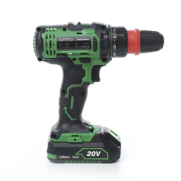 Фото Дриль-шуруповерт APRO 20В 895031 - Магазин MASMART
