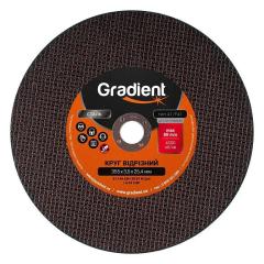 Фото Круг отрезной по металлу Gradient 355х3,5х25,4 (GRD-35535)  - Магазин MASMART