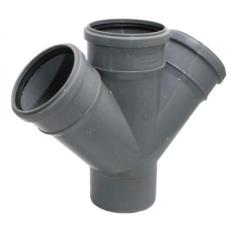 Фото Крестовина канализационная Ø110/110/110х45° Valrom  - Магазин MASMART