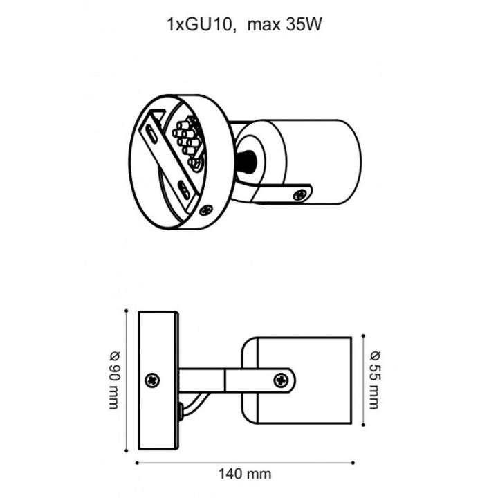 Фото Светильник Vesta Light 65331 GU10  - Магазин MASMART