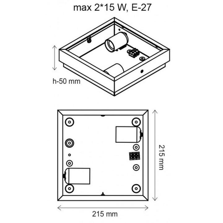 Фото Світильник Vesta Light Photo Frame 66282 Graphite  - Магазин MASMART