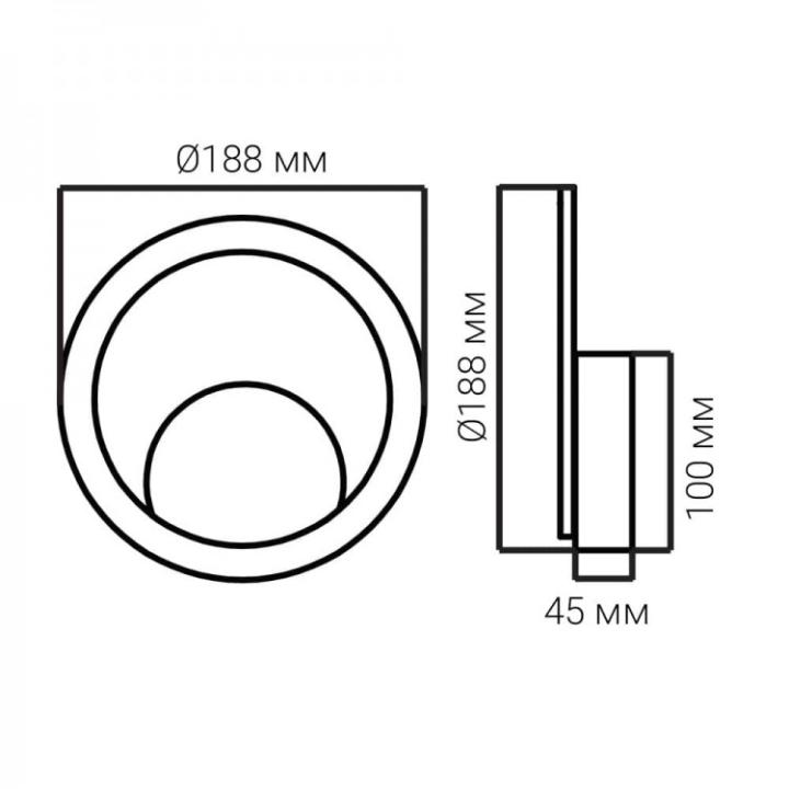 Фото Светильник бра LED Ardero AL6451ARD RAIN 10W 3000/4500/6500K  - Магазин MASMART