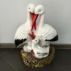 Фото Фигура садовая Семья аистов 55 см (912)  - Магазин MASMART