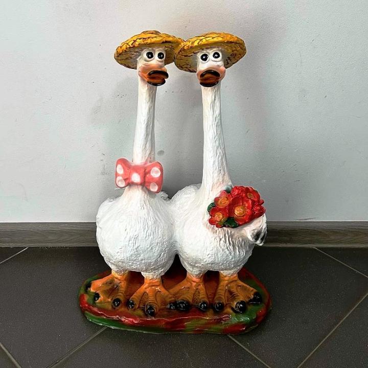 Фото Фігура садова Два гусака 55 см (951) - Магазин MASMART