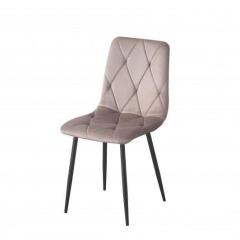 Фото Стілець обідній Меморі чорний/велюр бежевий  - Магазин MASMART