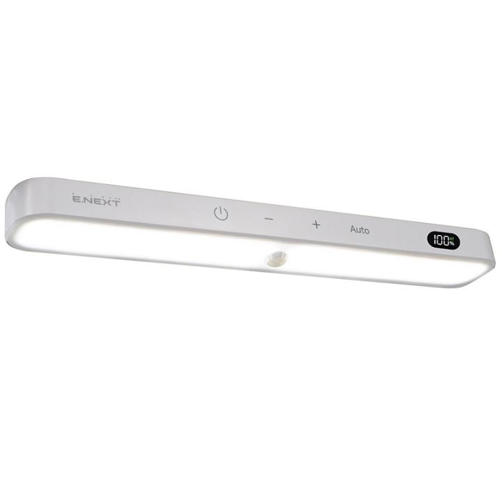 Фото Светильник аккумуляторный E.Next e.LED.accum.pro.2w.pir 2Вт датчик движения, дым, сенсорное управление, 4/42 часа, 6000К - Магазин MASMART