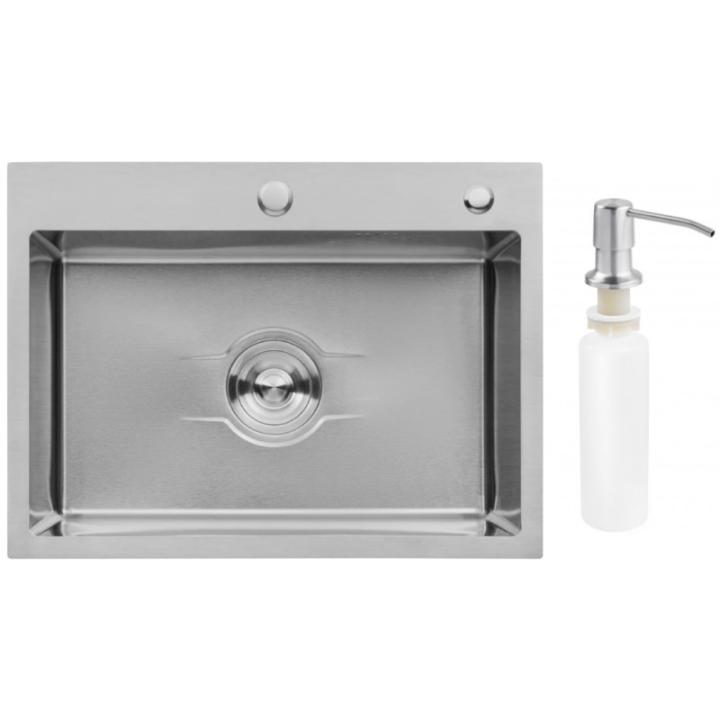 Фото Кухонна мийка Kroner Derby KRP Brush - 5843HM  - Магазин MASMART