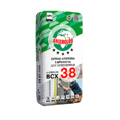 Фото Клей для теплоізоляції та армування Anserglob BCX38 (для...  - Магазин MASMART