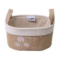 Фото Кошик текстильний овальний з ручками Fly 32х22х16 NEW-07  - Магазин MASMART