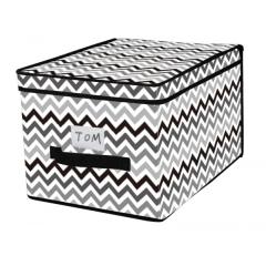 Фото Короб складний Zigzag з кришкою 40х30х25 ZSH-05  - Магазин MASMART