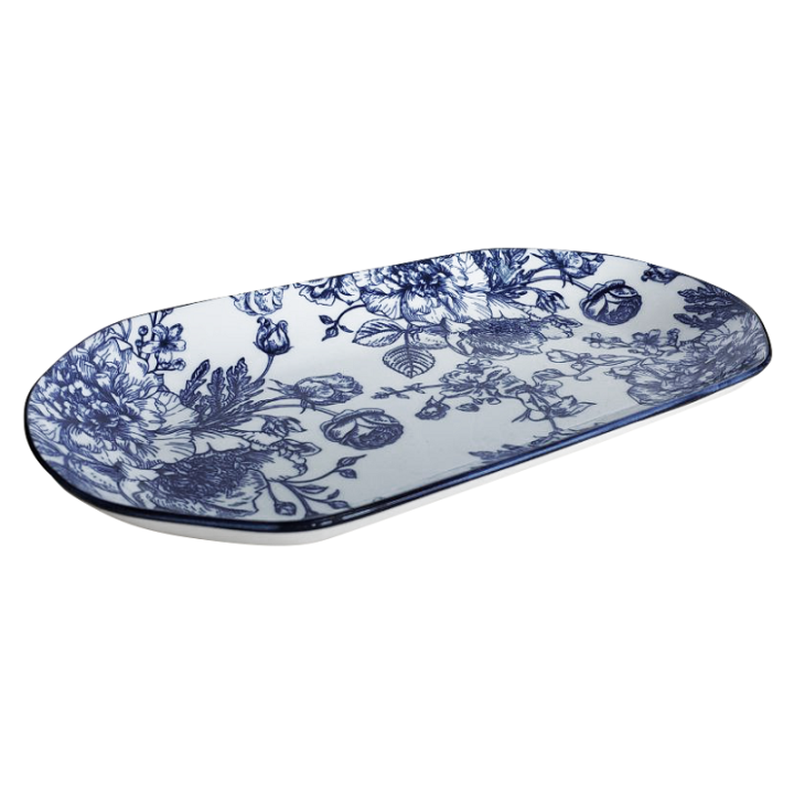 Фото Блюдо Limited Edition Blossom Blue 30 см  - Магазин MASMART
