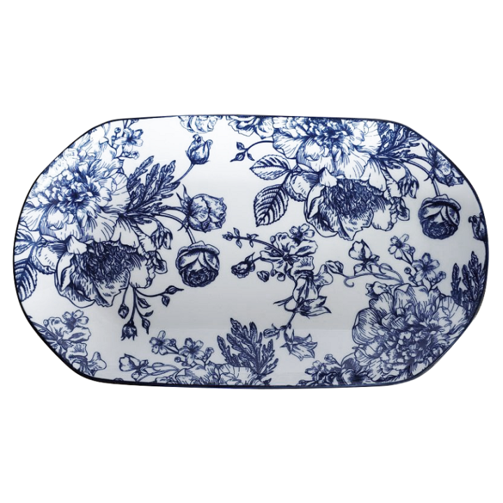 Фото Блюдо Limited Edition Blossom Blue 30 см - Магазин MASMART