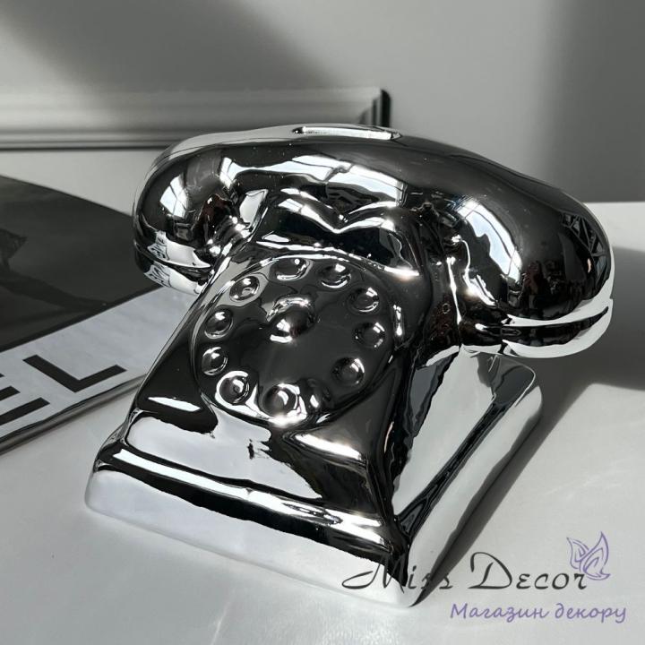 Фото Копилка Телефон Miss Decor D-5646 серебряный - Магазин MASMART