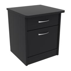 Фото Тумба приліжкова DIANA Антрацит 400/400/470мм Континент  - Магазин MASMART