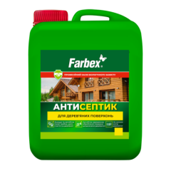 Фото Антисептик Farbex для деревянных поверхностей 10л  - Магазин MASMART