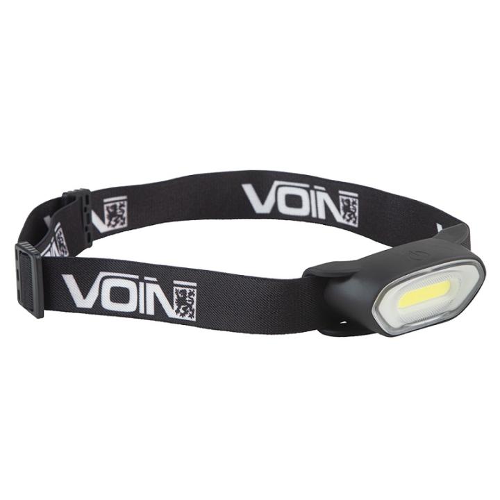 Фото Ліхтар налобний LED VOIN VL-9037 COB 80Lm/2xAAA (не в комплекті) - Магазин MASMART