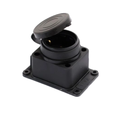 Фото Колодка ERKA с заземлением 1 гнездо 1x16 серая (каучук)...  - Магазин MASMART