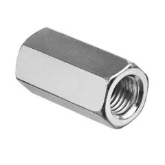 Фото Гайка оцинкованная соединительная M12х19х36 DIN6334 (125W)  - Магазин MASMART