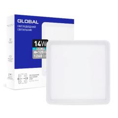 Фото Світильник вбудований Global SP 1-GSP-01-1441-S LED 14W...  - Магазин MASMART