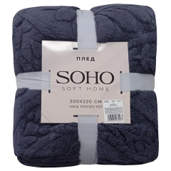 Фото Плед SOHO Rasch Grey 200х220см  - Магазин MASMART