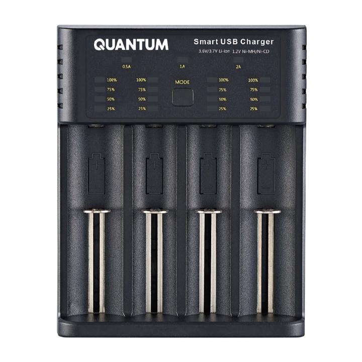 Фото Зарядное устройство Quantum QM-BC4040 для аккумуляторов универсальное 4-slot (USB) - Магазин MASMART