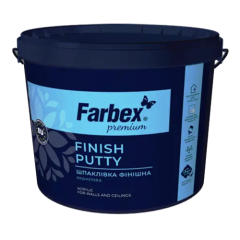 Фото Шпаклевка финишная Farbex 1,5кг акриловая белая  - Магазин MASMART