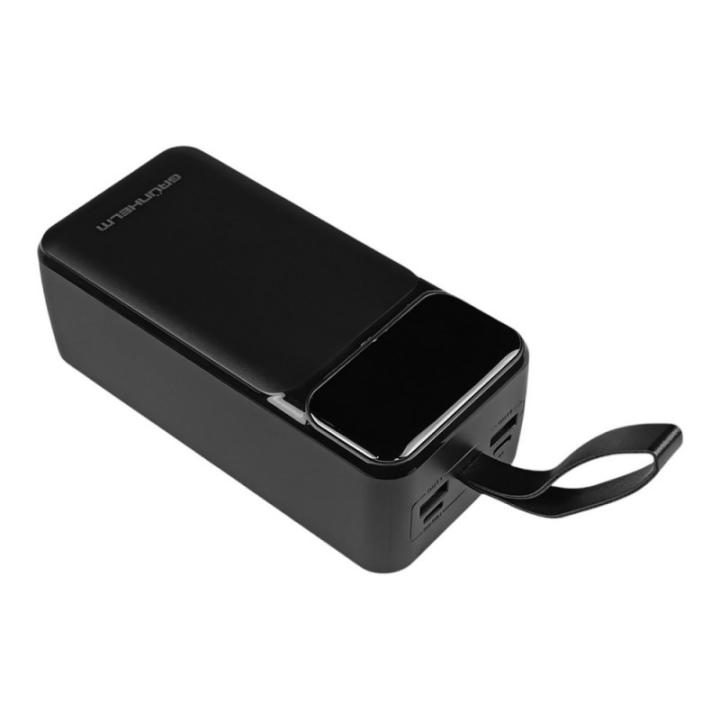 Фото Power Bank Портативна батарея 40.000 mAh Grunhelm швидка зарядка 22.5W (GP-40BQC)  - Магазин MASMART