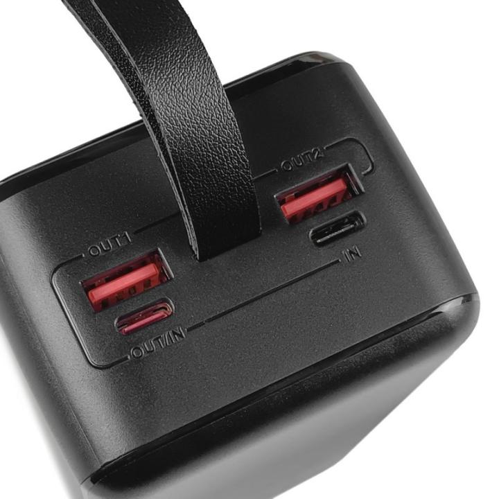 Фото Power Bank Портативна батарея 40.000 mAh Grunhelm швидка зарядка 22.5W (GP-40BQC)  - Магазин MASMART
