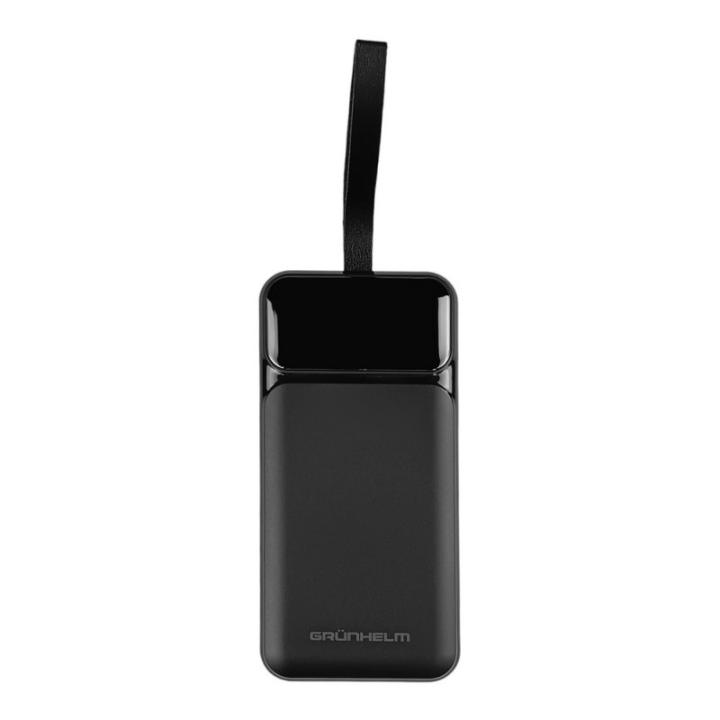 Фото Power Bank Портативна батарея 40.000 mAh Grunhelm швидка зарядка 22.5W (GP-40BQC) - Магазин MASMART