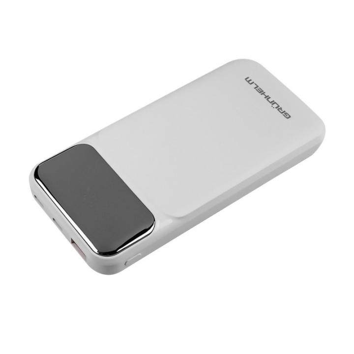 Фото Повербанк 10000 mAh Grunhelm швидка зарядка 22.5W (GP-10WQC) - Магазин MASMART
