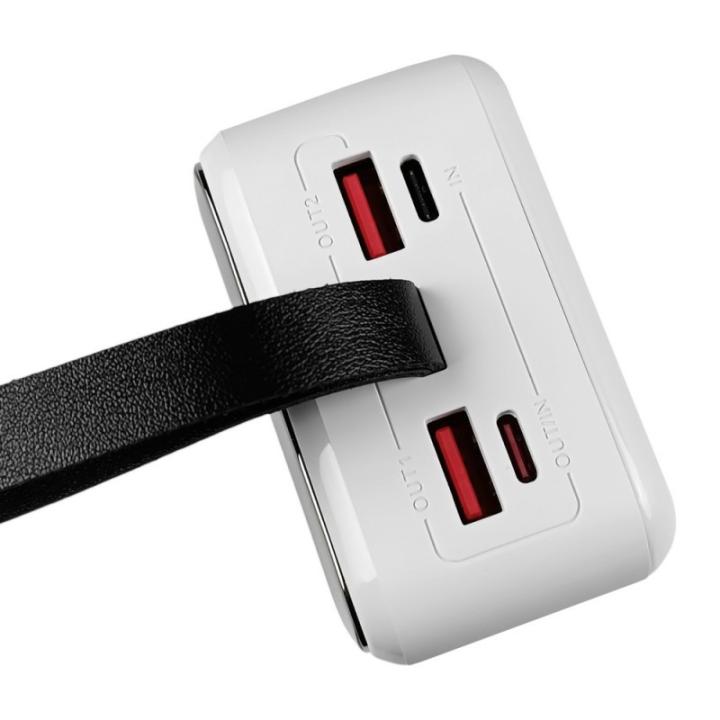 Фото Power Bank Портативна батарея 30.000 mAh Grunhelm швидка зарядка 22.5W (GP-30WQC) - Магазин MASMART