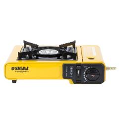 Фото Плита газовая одноконфорочная с пьезоподжигом и адаптером...  - Магазин MASMART