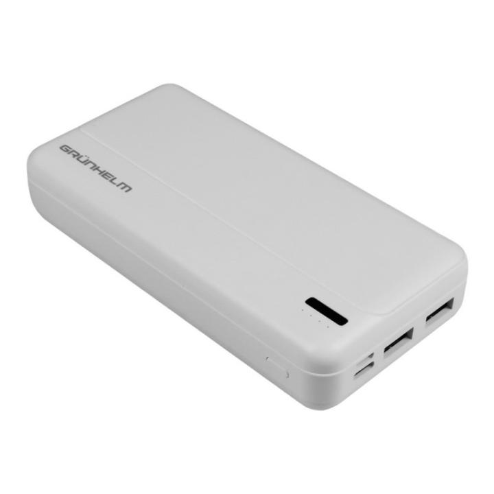 Фото Power Bank Портативная батарея 20.000 mAh Grunhelm (GP-20W) - Магазин MASMART