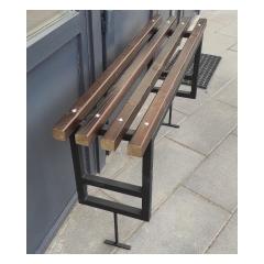 Фото Скамейка уличная Лофт 1200х300х445 мм под бетонирование  - Магазин MASMART