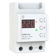 Фото Реле напряжения ZUBR D 40-t с термозащитой  - Магазин MASMART