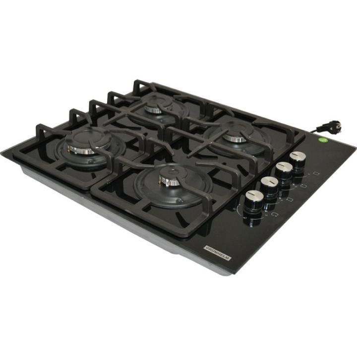 Фото Варильня поверхня газова Grunhelm GPG 3211 BF чорна - Магазин MASMART