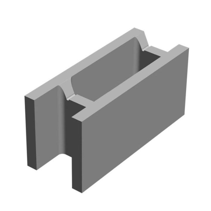 Фото Блок 20 несъемной опалубки 510х200х235 мм Золотой мандарин - Магазин MASMART