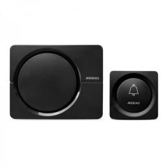 Фото Звонок дверной беспроводной Ardero E-402 38 мелодий черный  - Магазин MASMART